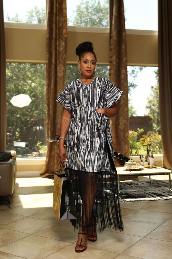 Cleo Bubu Dress Black - Blazin Fashion