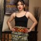 Tiwa Wrap Skort Orange - Blazin Fashion
