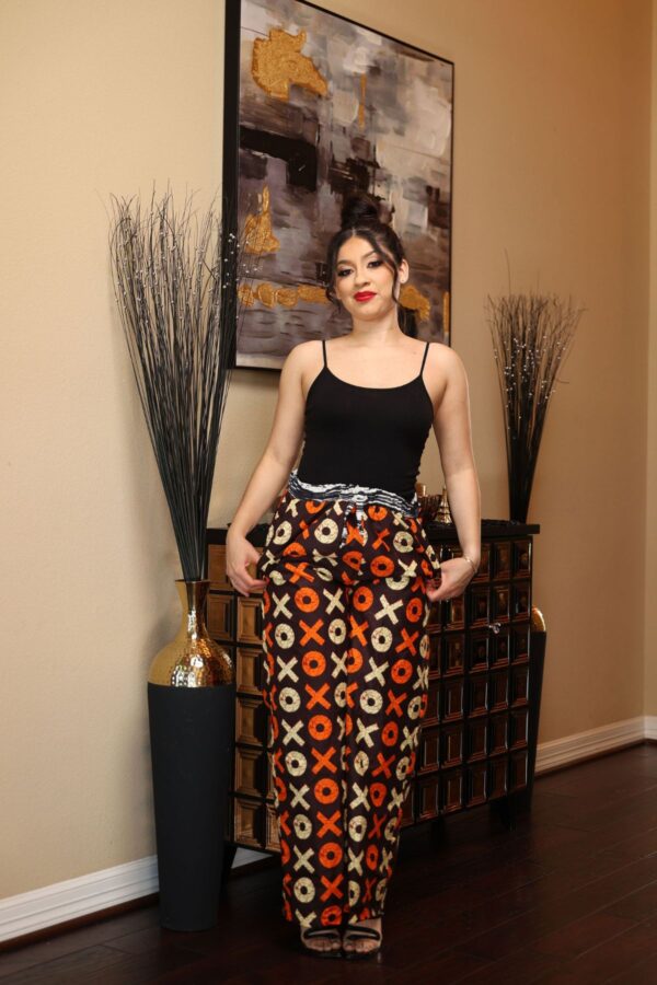Zika Long Pants Orange - Blazin Fashion