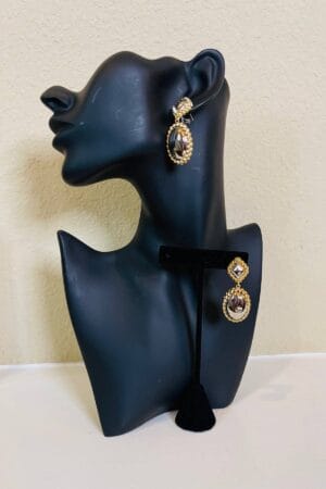 BJ0020 Drop Earrings - 2Tone
