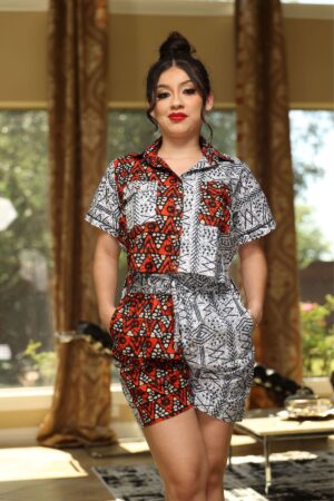 Nessa 2Piece Set Red - Blazin Fashion