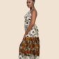 Nina Strappy Dress - Cream 01