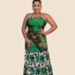 Nina Strappy Dress - Green 01