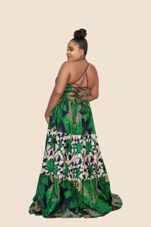 Nina Strappy Dress - Green 02