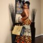 Nina Strappy Dress Orange - Pic 2 - Blazin Fashion