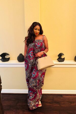 Tiana Maxi Dress - Maroon