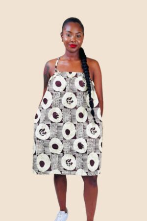 Tyra Midi Dress Cream - Blazin Fashion