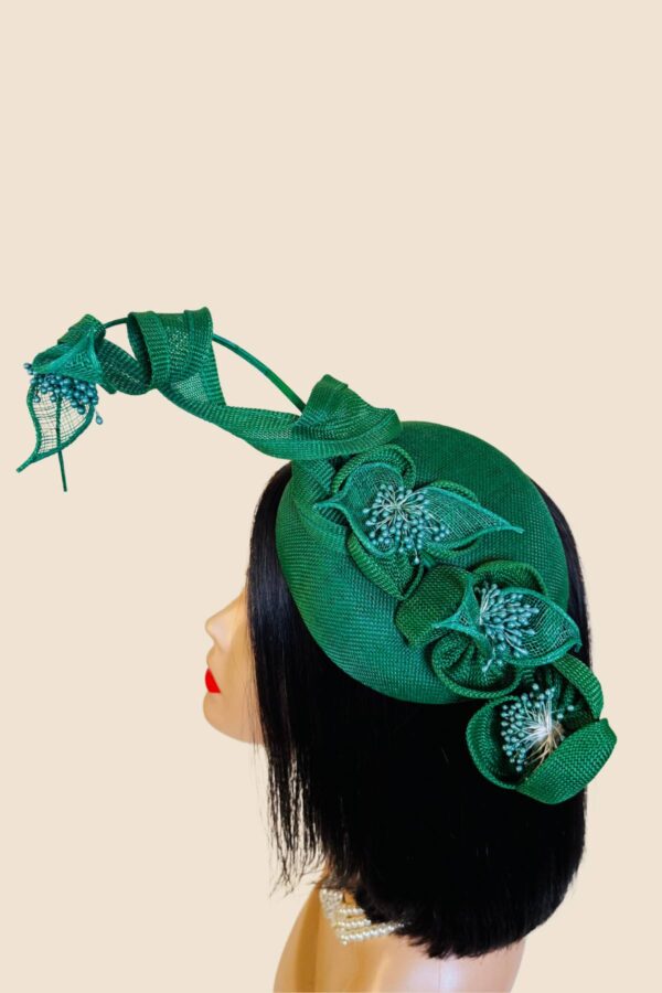 Bedazzled Statement Fascinator - Green