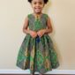 Girls Green-Leafy Sleeveless Peplum-1200x1800p-02